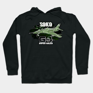 Soko G-4 Super Galeb fighterjet Hoodie